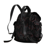 ヴァレンティノ ラブ ブレード リュック バックパック ブラック マルチカラー ナイロン レザー メンズ VALENTINO 【中古】